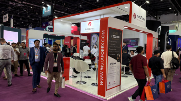 InstaForex booth at Forex Expo Dubai